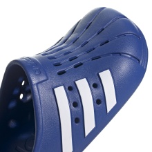 adidas Badeschuhe Adilette Clog 3-Streifen royalblau - 1 Paar